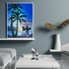 Coconut Tree Mouse- Full Round Diamond Painting