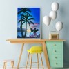 Coconut Tree Mouse- Full Round Diamond Painting