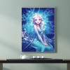 White Hair Princess -Full Round Diamond Painting