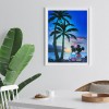 Coconut Tree Mouse- Full Round Diamond Painting