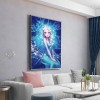 White Hair Princess -Full Round Diamond Painting