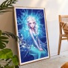 White Hair Princess -Full Round Diamond Painting