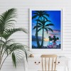 Coconut Tree Mouse- Full Round Diamond Painting