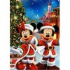 Christmas Cartoon Mice- Full Round Diamond Painting