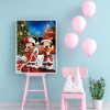 Christmas Cartoon Mice- Full Round Diamond Painting