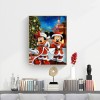 Christmas Cartoon Mice- Full Round Diamond Painting