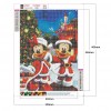 Christmas Cartoon Mice- Full Round Diamond Painting