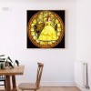 Cute Beauty & Beast Cartoon- Full Round Diamond Painting