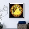 Cute Beauty & Beast Cartoon- Full Round Diamond Painting