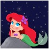Cartoon Mermaid - Full Round Diamond Painting