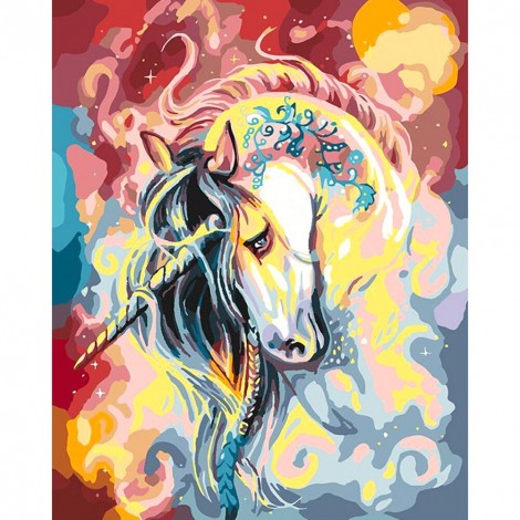 Graffiti Horse - Full Round Diamond Painting