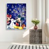 Mickey & Minnie Mouse Christmas- Full Round Diamond Painting