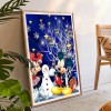Mickey & Minnie Mouse Christmas- Full Round Diamond Painting