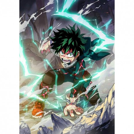 Cool Anime Boy  - Full Round Diamond Painting