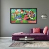 Color Puppy Koala Girl -Full Round Diamond Painting