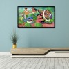 Color Puppy Koala Girl -Full Round Diamond Painting