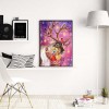 Girl Hug Deer - Full Round Diamond Painting