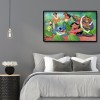 Color Puppy Koala Girl -Full Round Diamond Painting