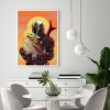 Yoda Cartoon- Full Round Diamond Painting