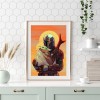 Yoda Cartoon- Full Round Diamond Painting