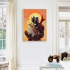 Yoda Cartoon- Full Round Diamond Painting