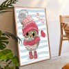 Cartoon Owl - Full Round Diamond Painting