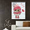 Cartoon Owl - Full Round Diamond Painting