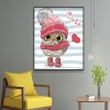 Cartoon Owl - Full Round Diamond Painting