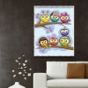 Cartoon Owl - Full Round Diamond Painting