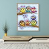Cartoon Owl - Full Round Diamond Painting