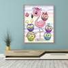Cartoon Owl - Full Round Diamond Painting