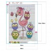 Cartoon Owl - Full Round Diamond Painting