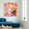 Long Hair Princess- Full Round Diamond Painting