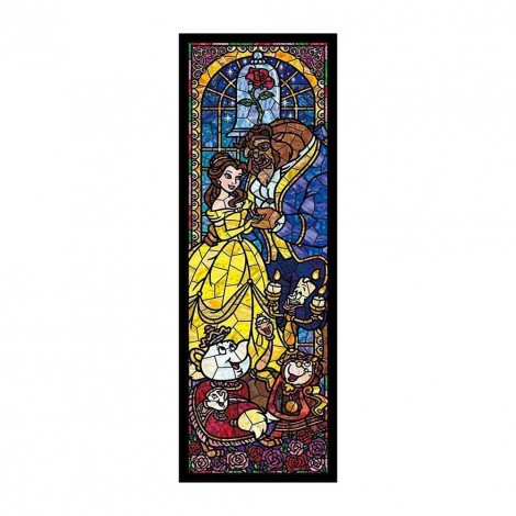 Beauty & Beast - Full Round Diamond Painting(60*20cm)
