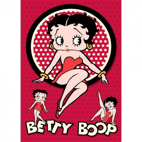 Betty Boop - Full Round Diamond Painting