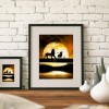 The Lion King - Full Round Diamond Painting(15*20CM)