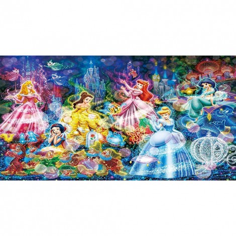 Princesses - Full Round Diamond Painting(85x45cm)