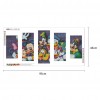 5pcs/set Mickey Family - Full Round Diamond Painting (95*45cm)