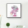 Teddy Bear-Partial Round Diamond Painting