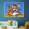 Tom And Jerry - Full Round Diamond Painting