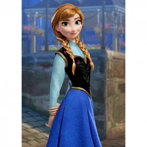 Anna Princess - Full Round Diamond Painting