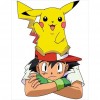 Cartoon Pikachu - Full Round - Diamond Painting(40*50cm)