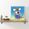 Cartoon Mouse - Full Round Diamond Painting