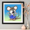 Cartoon Mouse - Full Round Diamond Painting