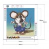 Cartoon Mouse - Full Round Diamond Painting