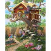 Tree House - Full Square Diamond Painting(40*50cm)