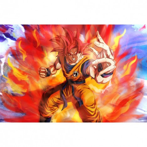 Super Dragon Ball - Full Round Diamond Painting(30*45cm)