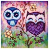 Cartoon Owl - Full Round Diamond Painting