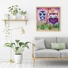 Cartoon Owl - Full Round Diamond Painting