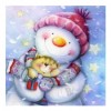 Christmas Snowman- Full Round Diamond Painting